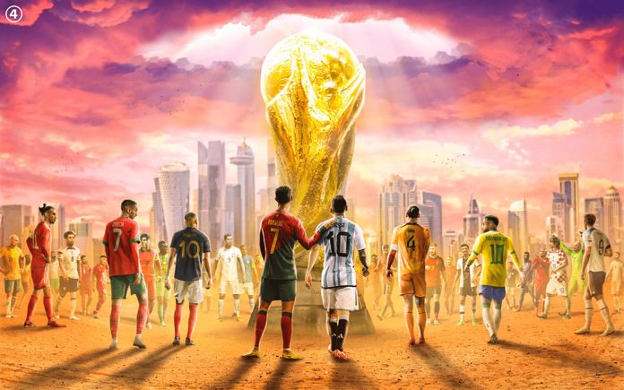 كأس العالم لكرة القدم الحدث الجماهيري مشاهدة المباريات