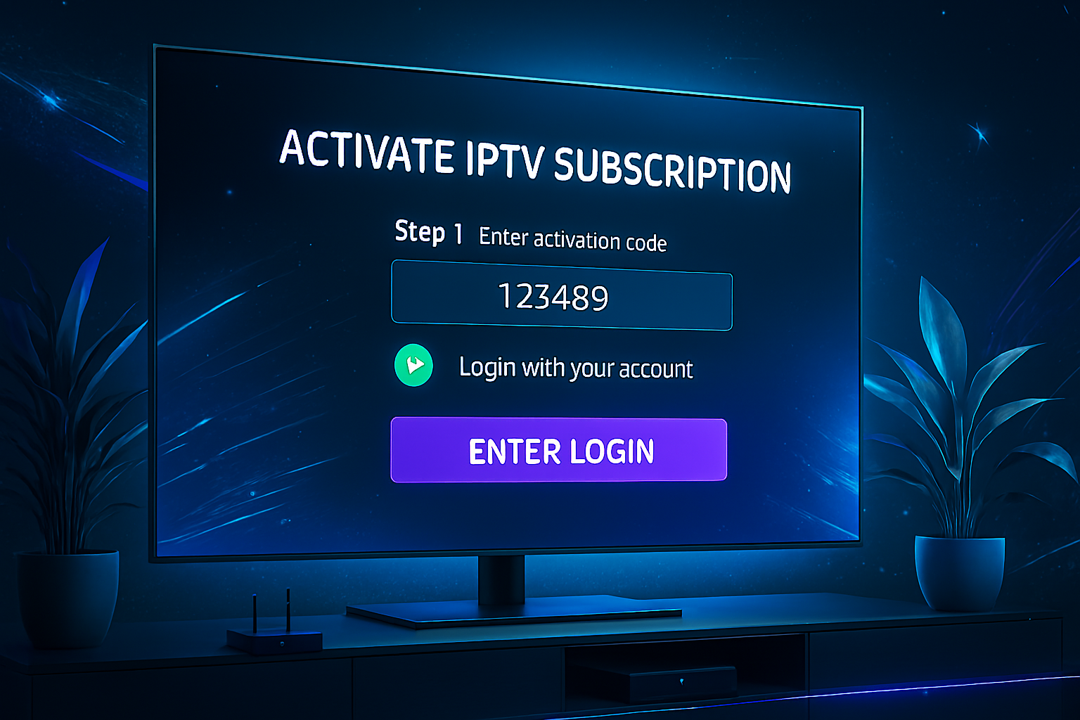 تفعيل اشتراك IPTV
