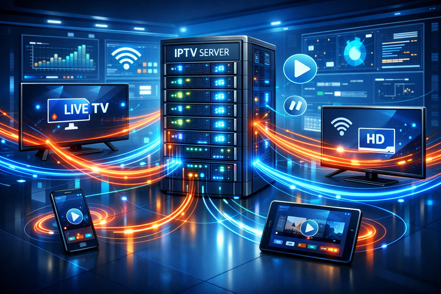 كيف تعمل سيرفرات IPTV
